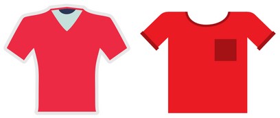 colores rojo red camisetas rot spanisch lernen